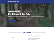 Tablet Screenshot of fordblack.com